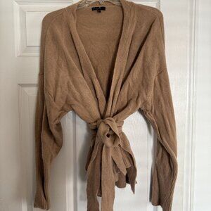 100% Mongolian Cashmere Wrap Cardigan - Women's